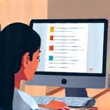 Persona che compila un modulo online